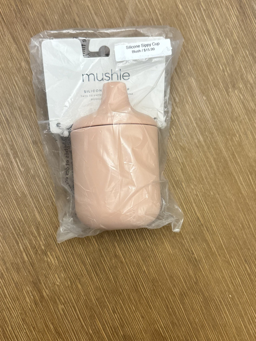 Mushie Pink Sippy Cup